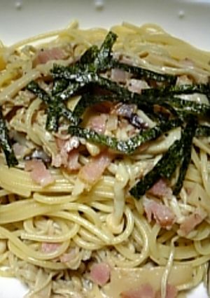 ★きのことﾍﾞｰｺﾝのｽﾊﾟｹﾞｯﾃｨ★-レシピのメイン写真