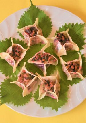 花仙寿（仙寿菜入り餃子）-レシピのメイン写真