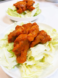 焼いて絡めるだけ♡ナポリタン風チキン-レシピのメイン写真