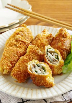 ☆簡単☆まいたけ肉巻きフライ-レシピのメイン写真