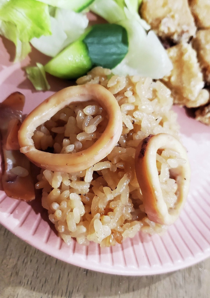 ★炊飯器で簡単★ 輪切りのイカ飯♪-レシピのメイン写真