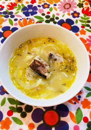 鯖缶のオニオンコンソメスープ☆-レシピのメイン写真