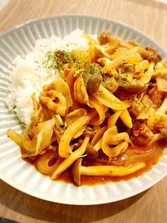 ルー&トマト缶なし♪きのこのハヤシライス-レシピのメイン写真