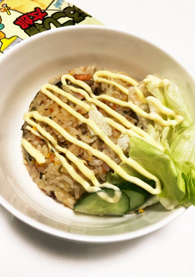 簡単☆時短☆がっつり鮭マヨ炒飯-レシピのメイン写真