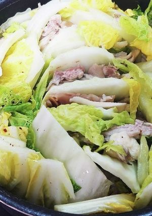 豚こま肉でOK☆舞茸入りミルフィーユ鍋-レシピのメイン写真