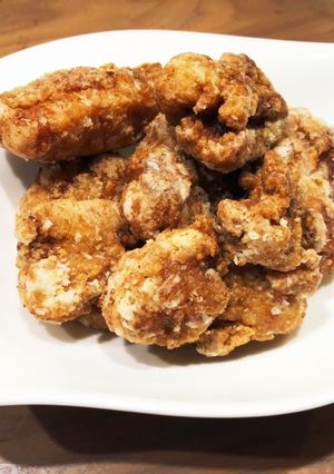 ラーメン屋さんの鰹節たっぷり【唐揚げ】-レシピのメイン写真