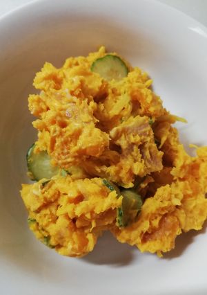 コンソメ味のかぼちゃサラダ-レシピのメイン写真