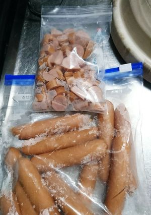 ウィンナーも冷凍する-レシピのメイン写真