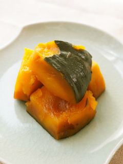 レンジで時短&簡単!冷凍かぼちゃで煮物-レシピのメイン写真