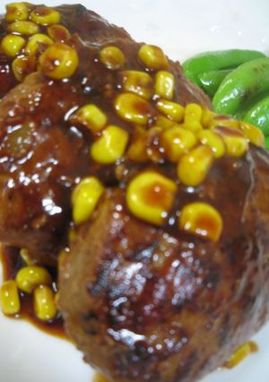 ハンバーグのシャキシャキッ♪-レシピのメイン写真