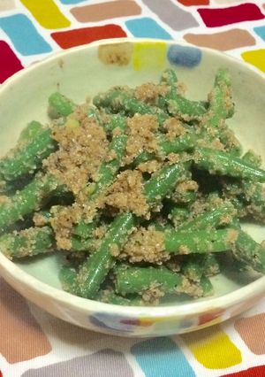 超簡単☆定番の基本!いんげんの胡麻和え♫-レシピのメイン写真