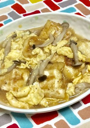 超簡単☆激うま！かき玉揚げ出し豆腐♪♪♪-レシピのメイン写真