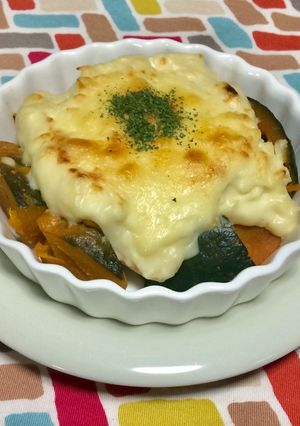 超簡単☆定番の基本！かぼちゃグラタン-レシピのメイン写真