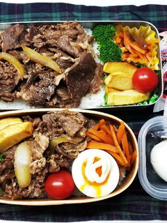 牛丼弁当(10.19)-レシピのメイン写真