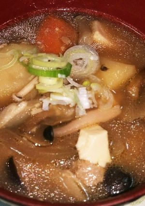 48味噌汁其の2　豚汁　キノコたっぷり！-レシピのメイン写真