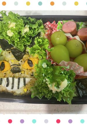 ネコバスのキャラ弁-レシピのメイン写真