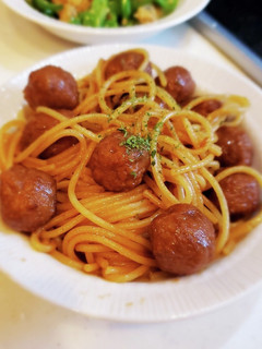 簡単お弁当おかず☆ミートボールパスタ-レシピのメイン写真