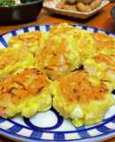 はんぺんと海老のふんわり焼き