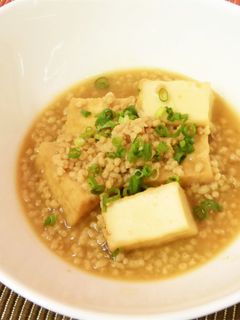 厚揚げの大豆ミートそぼろあんかけ-レシピのメイン写真