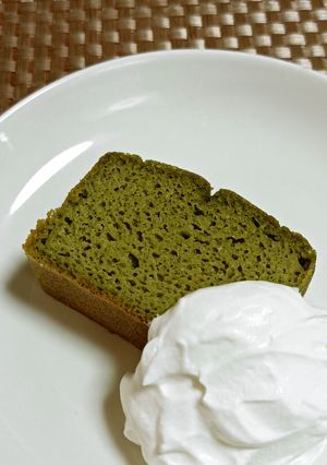 ★糖質オフ！＊抹茶のパウンドケーキ＊♪-レシピのメイン写真
