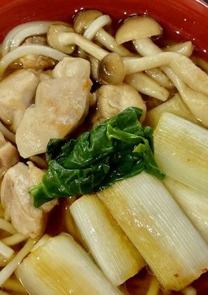 栄養◎元気な毎日に鴨南蛮きのこ入(鶏肉)-レシピのメイン写真