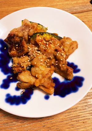 かぼちゃと鶏モモ肉の炒め物-レシピのメイン写真