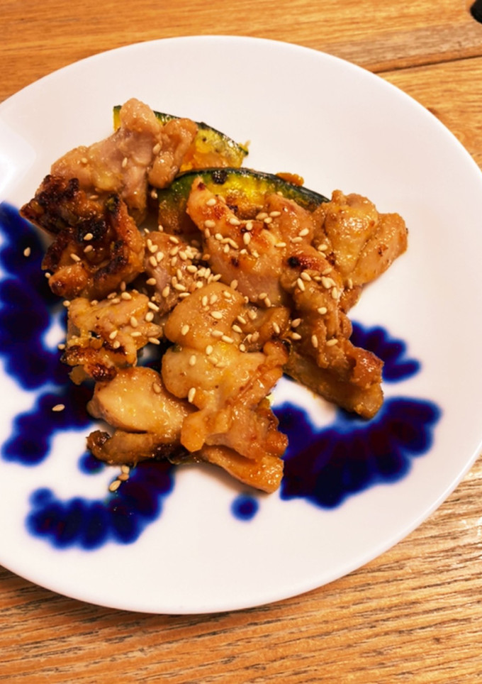 かぼちゃと鶏モモ肉の炒め物-レシピのメイン写真