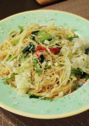 簡単ワンポット！ペペロン風スープパスタ-レシピのメイン写真