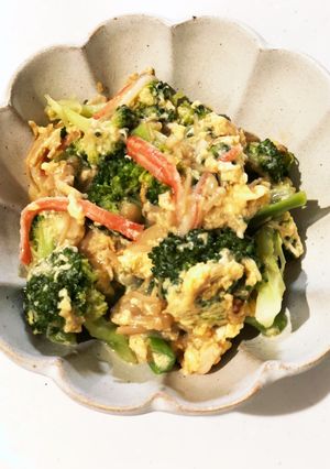 ブロッコリーとなめ茸のとろーり煮-レシピのメイン写真