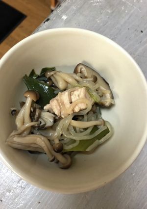 鶏胸肉とキノコの煮物-レシピのメイン写真