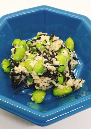 【病院】枝豆とひじきの白あえ【給食】-レシピのメイン写真