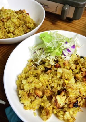 異国風？　タコチャーハン　それは香ばしい-レシピのメイン写真