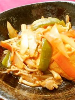 【給食】生揚げの五目ケチャップ煮-レシピのメイン写真