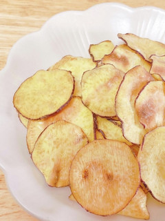 ラカントで★ノンフライさつまいもチップス-レシピのメイン写真