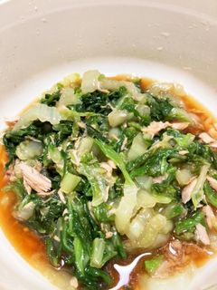 白菜外葉で簡単和え物-レシピのメイン写真