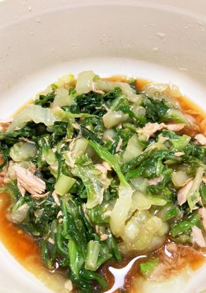 白菜外葉で簡単和え物-レシピのメイン写真