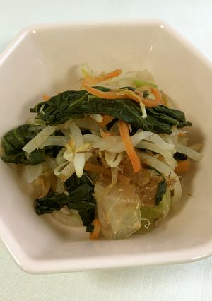 チンゲン菜のおかかポン酢和え（２）-レシピのメイン写真