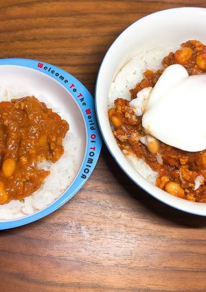 野菜嫌いの子供と食べるドライカレー-レシピのメイン写真