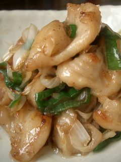 鶏皮のねぎ炒め♪-レシピのメイン写真