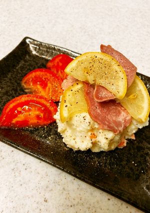 市販のスモークタンとポテトサラダで簡単-レシピのメイン写真