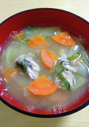 鯖の水煮缶で鯖汁？-レシピのメイン写真
