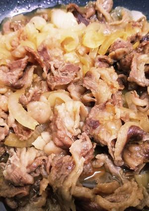 我が家のつゆ少なめ牛丼-レシピのメイン写真