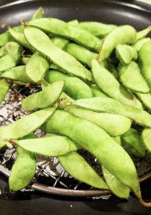 「ふっくらさん」で蒸枝豆-レシピのメイン写真