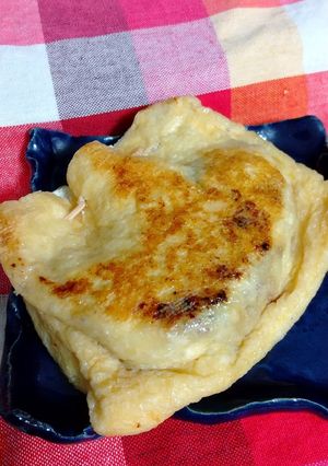 納豆&ネギの油揚げ焼き-レシピのメイン写真