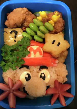 スーパーマリオ弁当-レシピのメイン写真