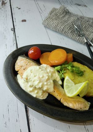 サーモンのムニエル タルタルソース-レシピのメイン写真