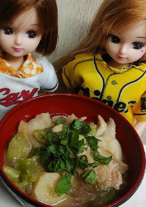 リカちゃん♡鯉こく(味噌汁)-レシピのメイン写真