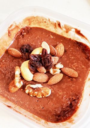 HOTオーバーナイトオーツ☆チョコ味-レシピのメイン写真