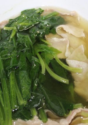 ほうれん草のしゃぶしゃぶ☆ビンボー鍋-レシピのメイン写真