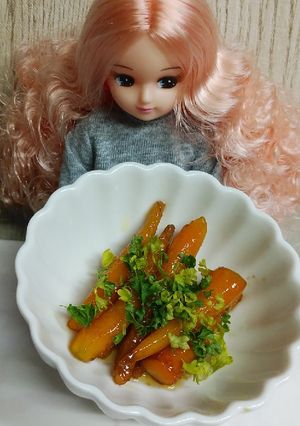 リカちゃん♡近所で育ったにんじんグラッセ-レシピのメイン写真